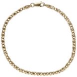 14K. Yellow gold link bracelet.