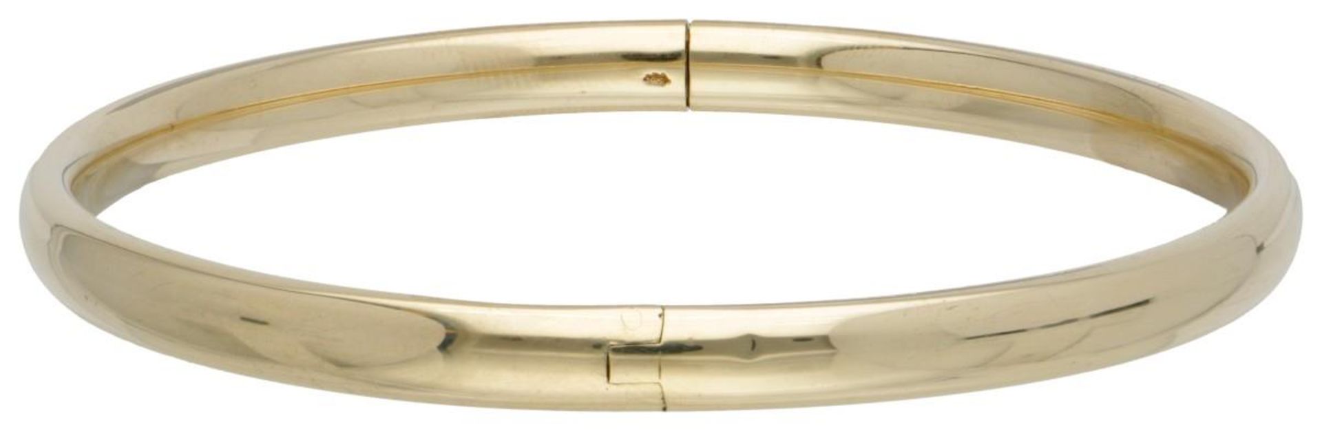 14K. Yellow gold bangle bracelet. - Bild 2 aus 3