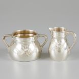 2-piece creamer set silver.