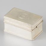 Pill box silver.