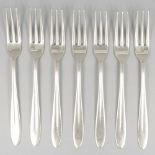 6-piece set of forks silver.