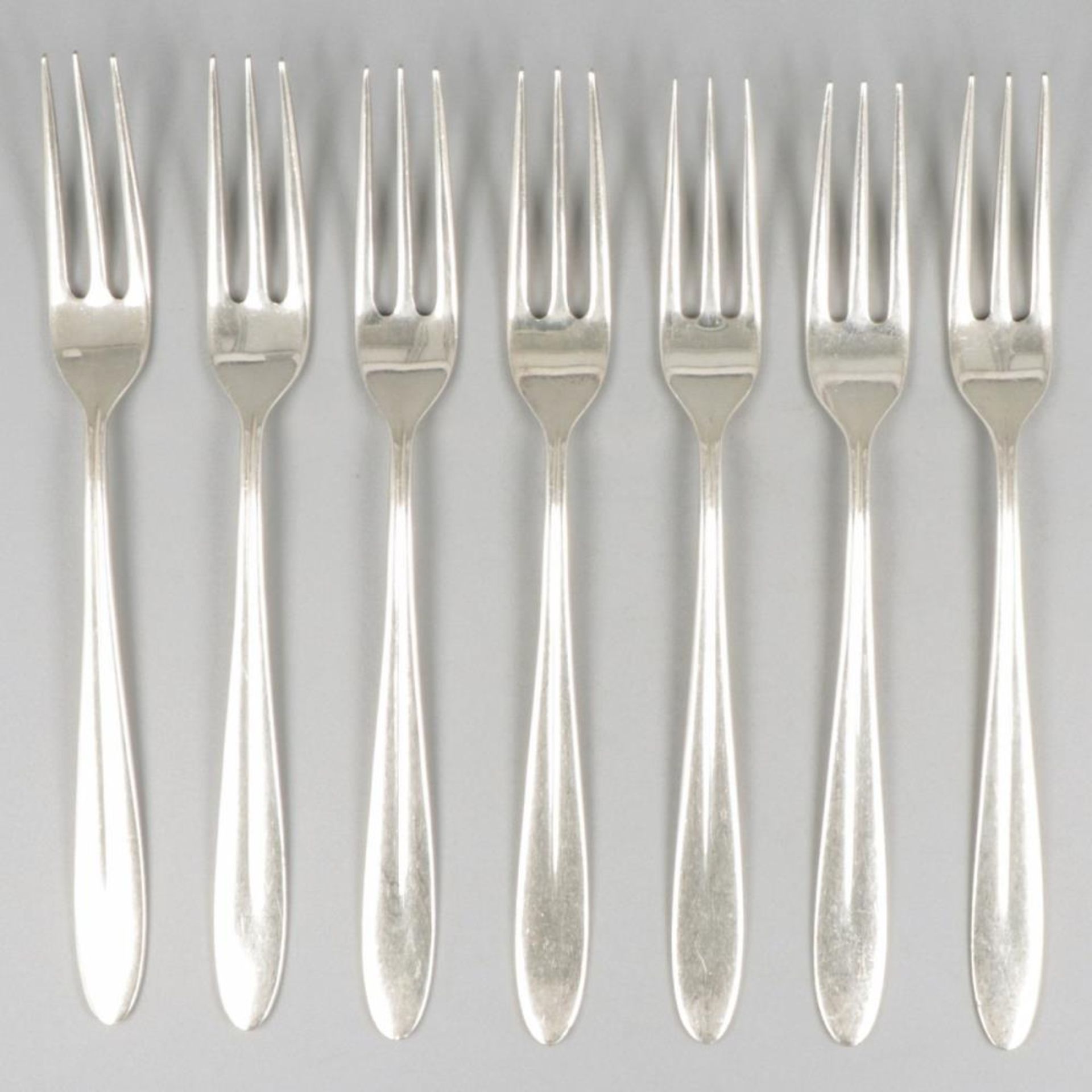 6-piece set of forks silver.