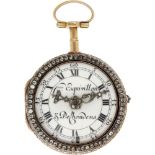 Fres Esquivillon & Dechoudens Verge Fusee - Unisex Pocket watch - approx. 1780.