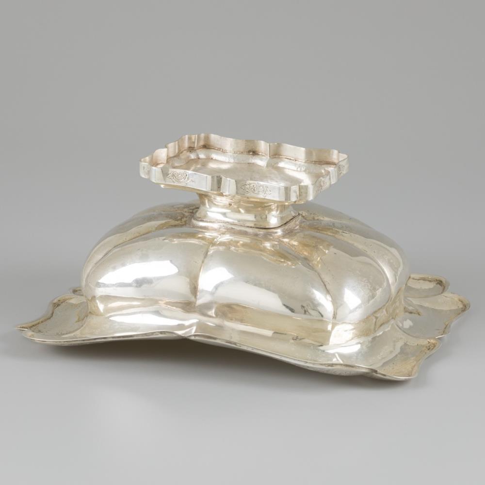 Fruit bowl (Amsterdam, Joost Even 1841-1880) silver. - Image 3 of 6