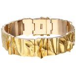 14K. Yellow gold designer bracelet by Björn Weckström for Lapponia.