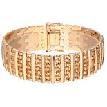 Vintage 14K. rose gold Italian design bracelet.