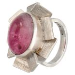 Sterling silver ring with tourmaline by Swedish designer Rey Urban.