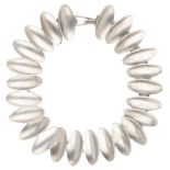 Sterling silver Swedish modernist bracelet by Atelier Borgila.