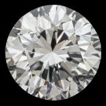 GIA certified 1.02 ct. round brilliant cut natural diamond.