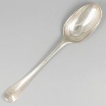 Dinner spoon (Amsterdam, Cornelis Hilberts 1710-1759) silver.