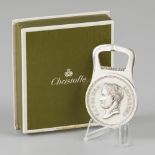 Bottle opener Christofle, silver-plated.