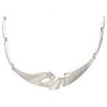 Sterling silver 'Ibis' necklace by Finnish designer Zoltan Popovits for Lapponia.