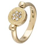 BVLGARI BVLGARI 18K. yellow gold ring set with approx. 0.07 ct. diamond.