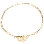 18K. Yellow gold Menottes dinh van R10 bracelet.