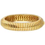 Tiffany & Co. 18K. yellow gold bangle bracelet.