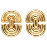 Chimento 18K. yellow gold Italian design earrings.