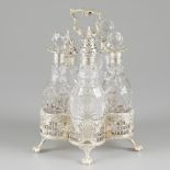 Cruet stand (United Kingdom London 1849 Charles Thomas & George Fox) silver.