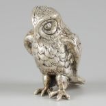 Miniature owl silver.
