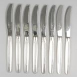8-piece set of fruit knives ''model Jeunesse'' silver.