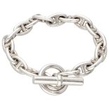 Sterling silver Hermès Chaine d'ancre small bracelet.