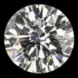 GIA certified 2.09 ct. round brilliant cut natural diamond.