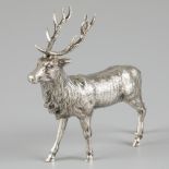 Miniature reindeer silver.