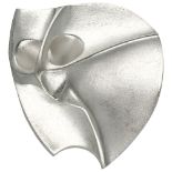 Sterling silver 'Labyrinth' brooch by Finnish designer Björn Weckström for Lapponia.