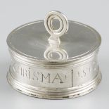 Pyxis (Custodia) / Chrismatorium from 1662 silver.