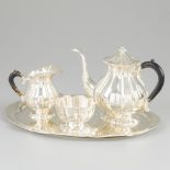 4-piece tea set silver.