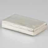 Tobacco box (Schoonhoven, Cornelis Monteban 1843-1880) silver.