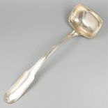 Soup ladle silver.