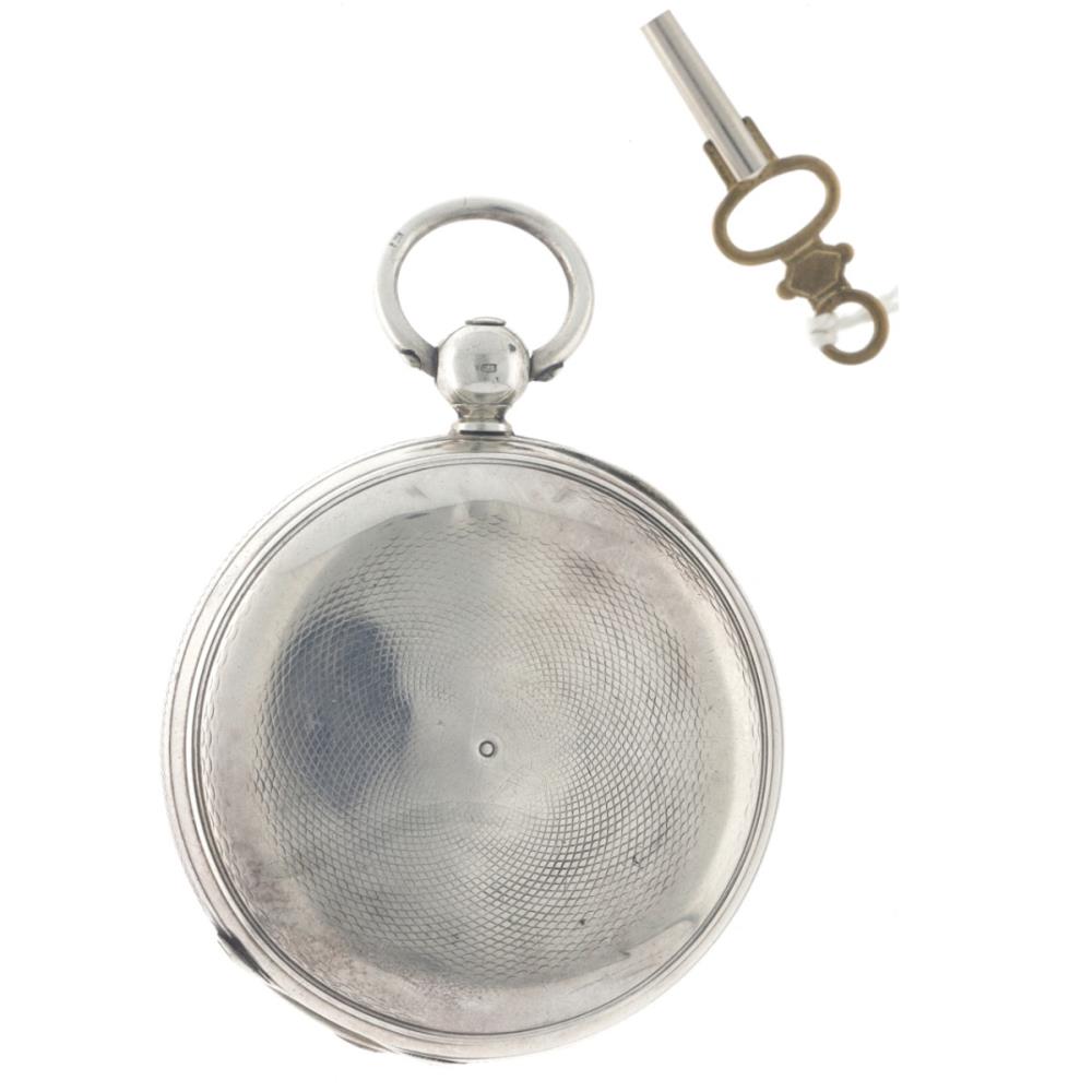 J. Wilson Savonette verge fusee - men's pocket watch - approx. 1850. - Image 3 of 6