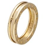 Bvlgari B.zero1 18K. yellow gold one-band ring.