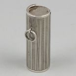 Coin dispenser silver.