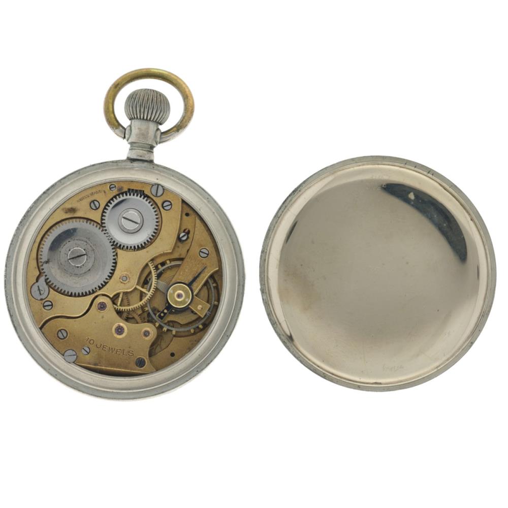 Swiss pocket watch Lever-Escapement - Men's pocket watch - approx. 1920. - Image 3 of 4