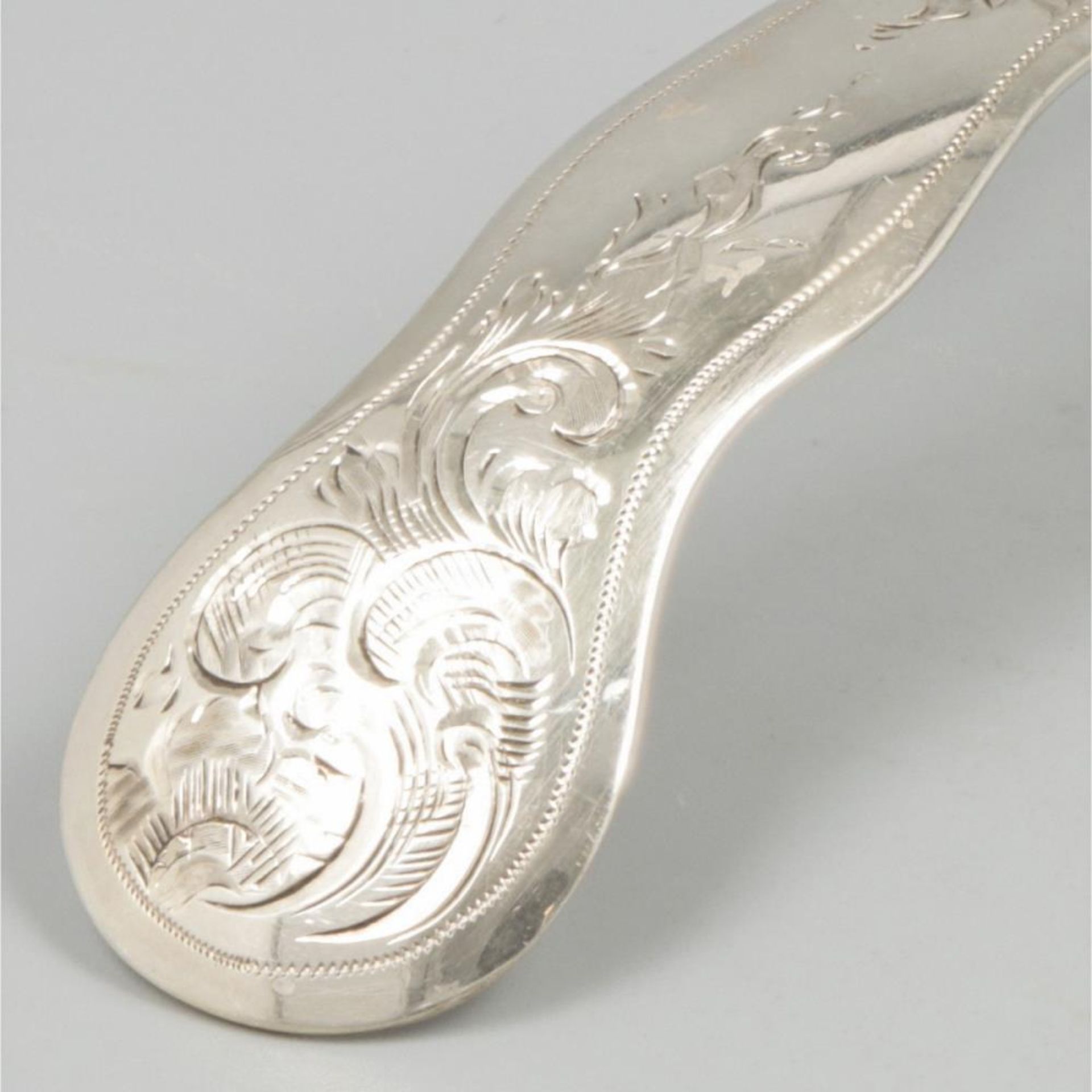 2-piece set of silver sifter spoons. - Image 3 of 6