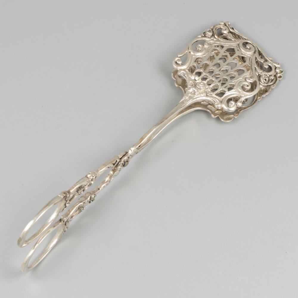 Biscuit tongs silver. - Image 6 of 7