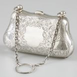 Silver ball / evening purse.
