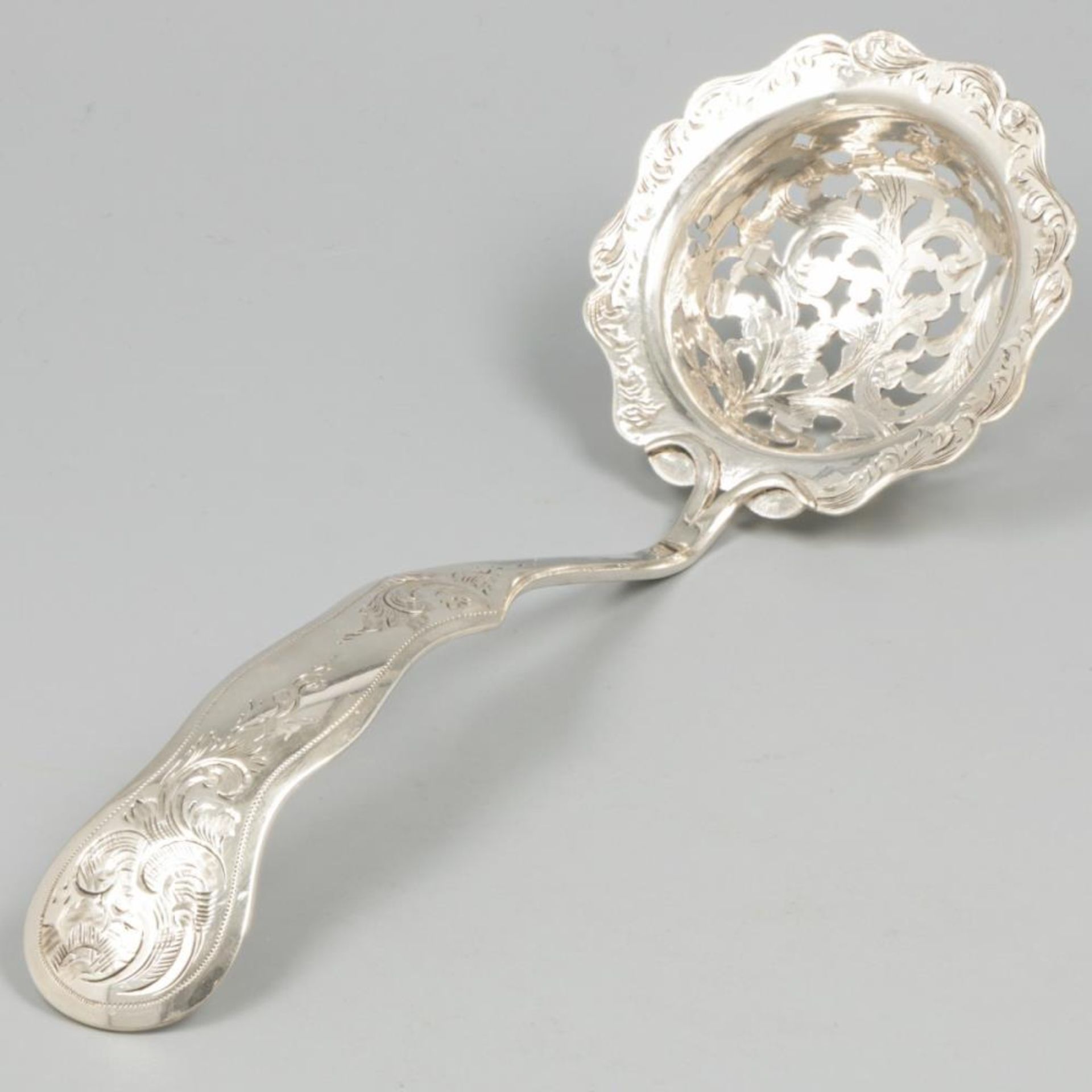 2-piece set of silver sifter spoons. - Image 2 of 6