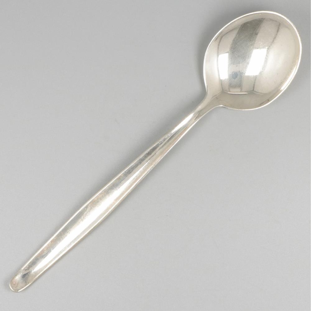 6-piece set dinner spoons "model Jeunesse'' silver. - Image 3 of 6