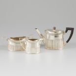 3-piece tea set silver.