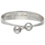 Sterling silver no.242 bangle bracelet by Bent Gabrielsen for Hans Hansen.