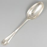 Dinner spoon (Leiden, Frans van Wijnen 1728-1774) silver.
