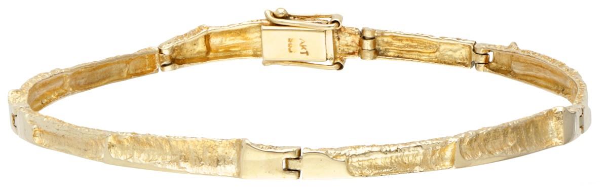 14K. Yellow gold bracelet by Finnish designer Alpo Tammi Koru.