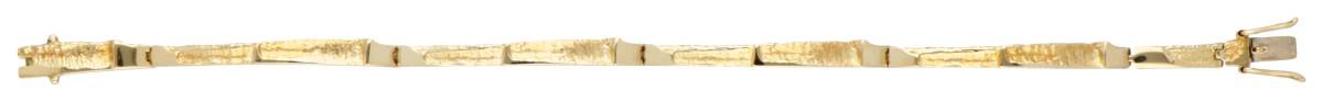 14K. Yellow gold bracelet by Finnish designer Alpo Tammi Koru. - Image 3 of 4