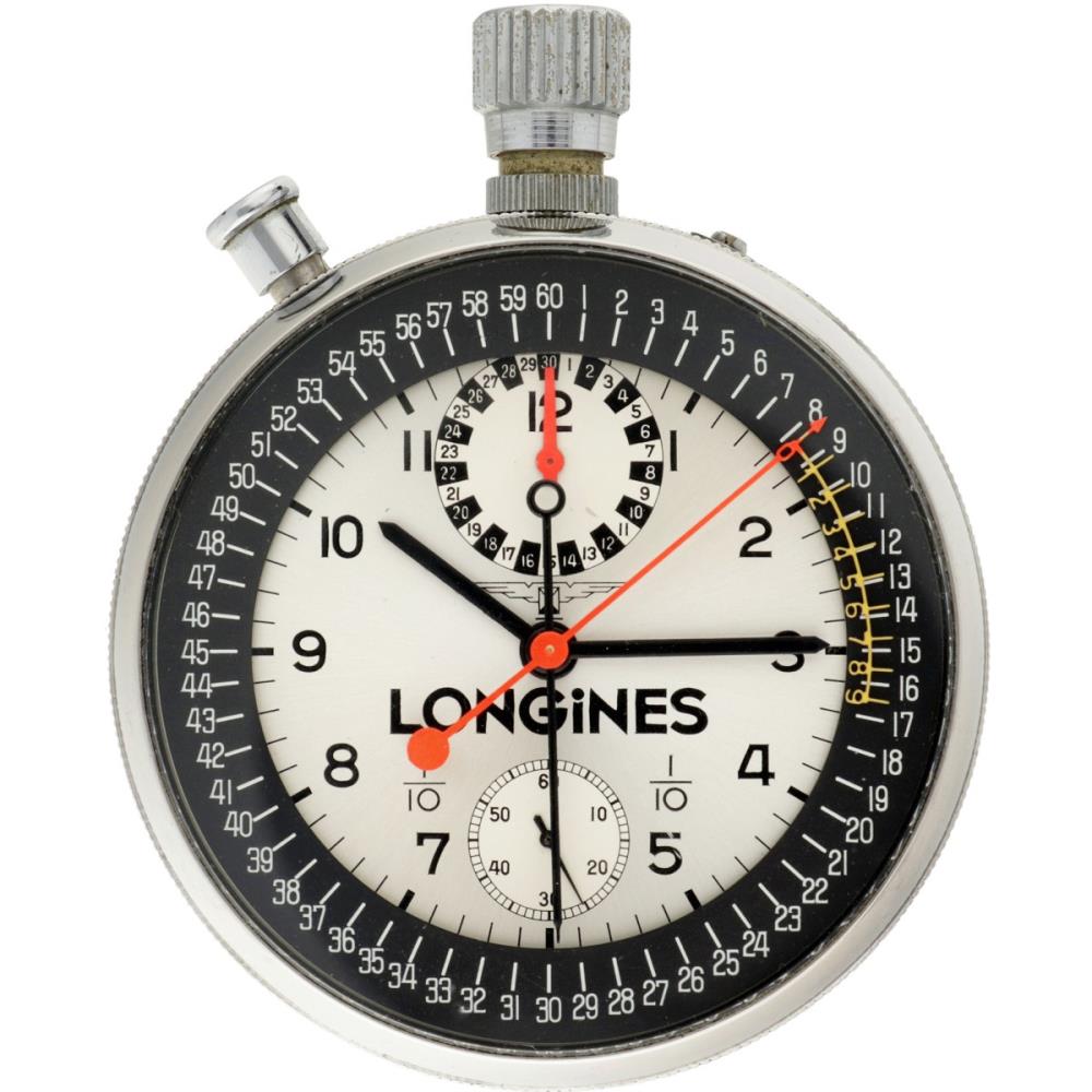 Longines Rattrapante 8350 Mexico Olympics 1968 - Men's pocket watch - Bild 2 aus 7