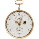 Antique Verge Fusee Men’s pocket watch - approx. 1840.