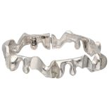 Sterling silver 'Cetus' bracelet by Finnish designer Björn Weckström for Lapponia.