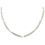 Sterling silver 'Labyrinth' necklace by Finnish designer Björn Weckström for Lapponia.