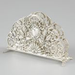 Napkin holder silver.